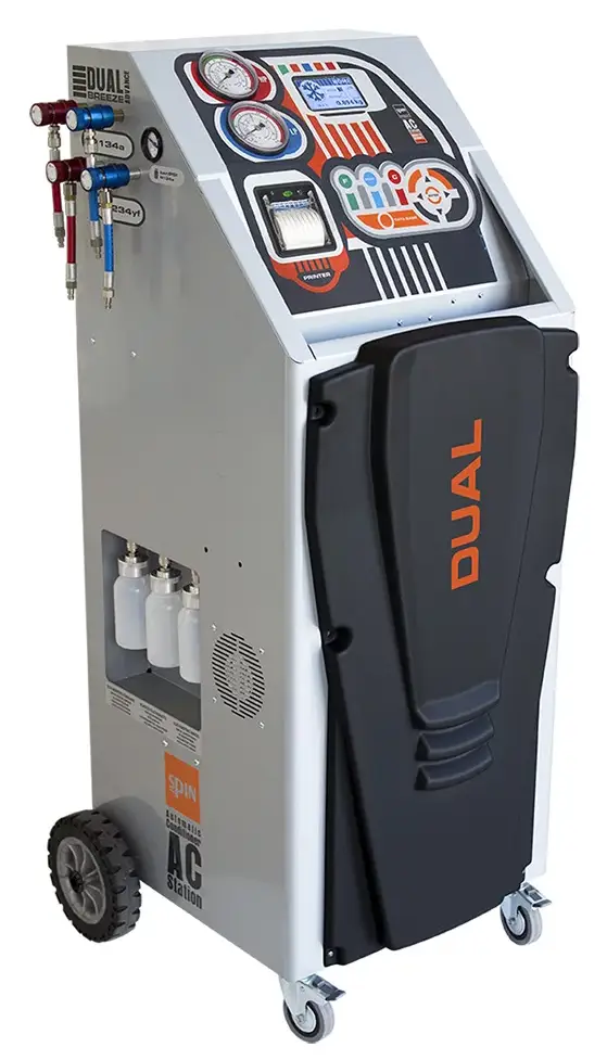 Plnička klimatizací SPIN Breezze Advance Dual Printer