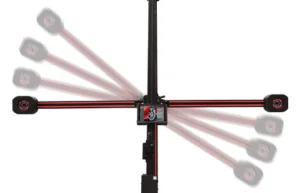 Otočný kamerový nosník 3D geometrie John Bean V2180